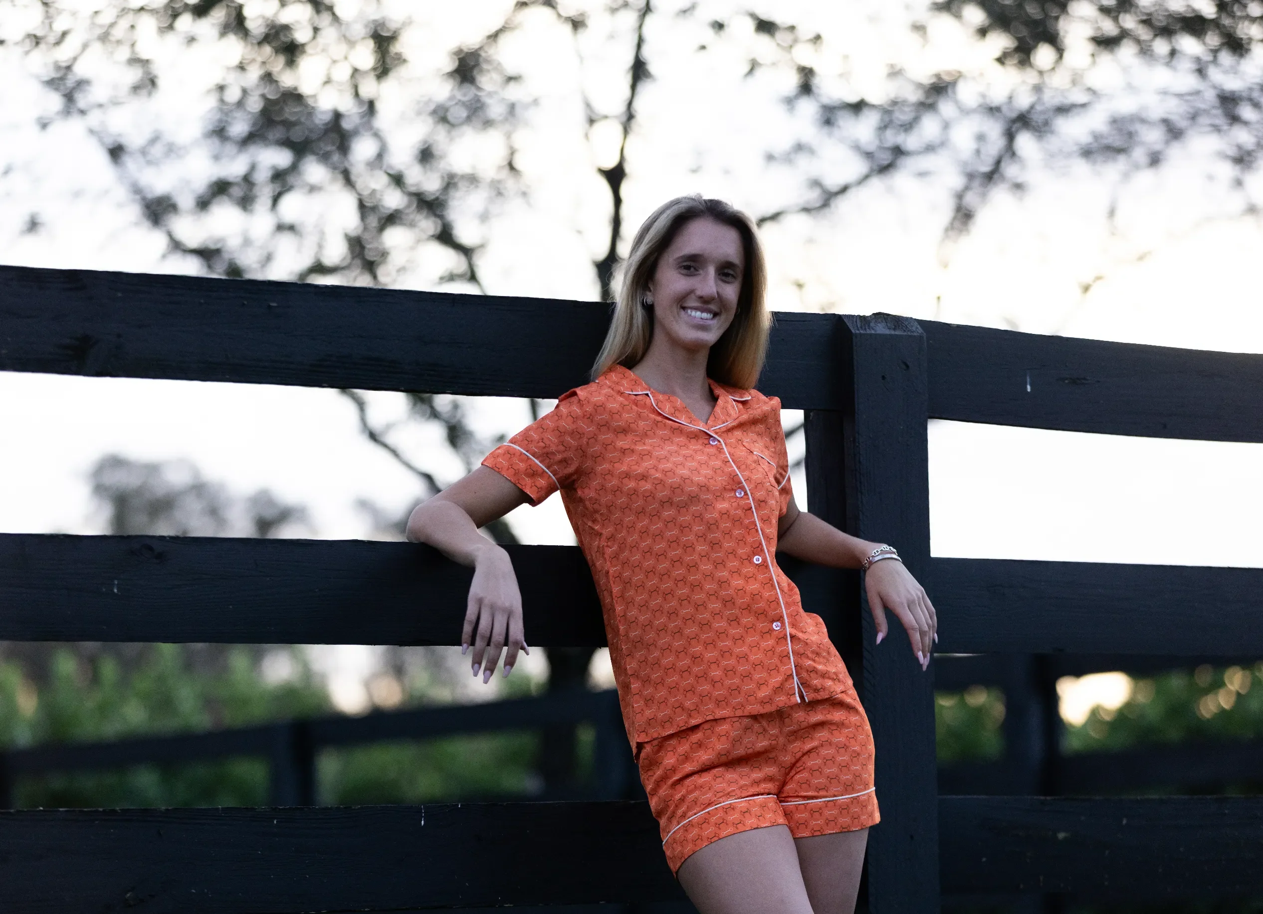 Layla Pajama Shirt – Equestrian Bamboo Loungewear - Image 6